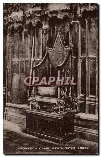 Great BRitain London Coronation chair Westminster Abbey