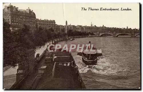 Great BRitain London The Thames Embankment