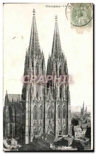 Ansichtskarte AK Cologne La cathedrale