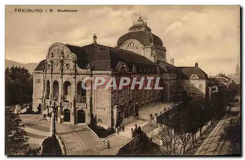 Cartes postales Freiburg i B Stadttheater