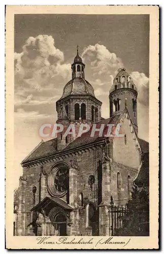 Cartes postales Worms Pauluskirche Museum