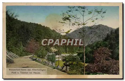 Cartes postales Wasserfall Hotel bei Allerheilingen Post u Telefon im Hause