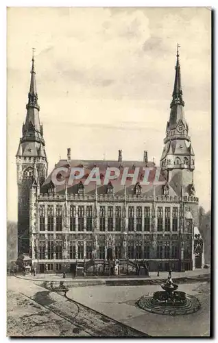 Cartes postales Aachen Rathaus Vorderfront L&#39hotel de ville