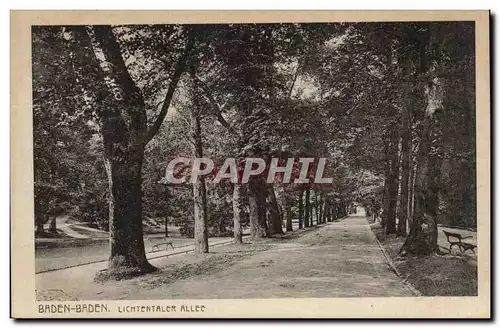 Cartes postales Baden Baden Lichtenaler Allee