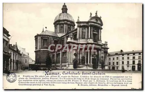 Ansichtskarte AK Namur CAthedrale Saint Aubain