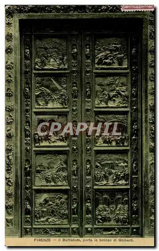 Ansichtskarte AK Italie Italia Firenze Il porta in bronzo di Ghiberti