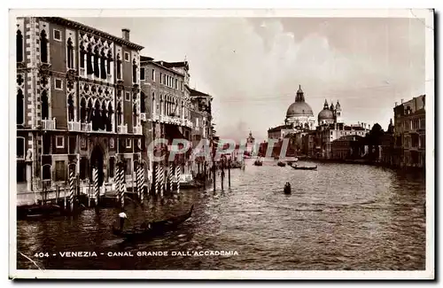 Cartes postales Italie Italia Venezia Canal Grande Dall Accademia