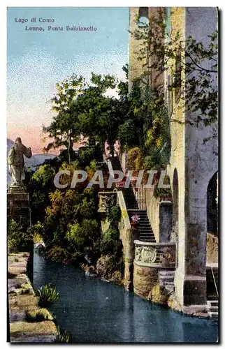 Cartes postales Italie Italia Lago di Como Lenno Punta Balbianello