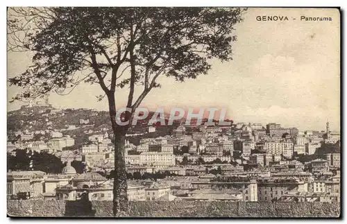 Cartes postales Italie Italia Genova Panorama