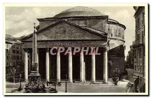 Ansichtskarte AK Italie Italia Roma Il Pantheon