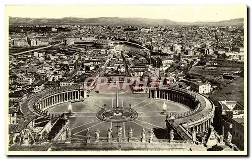 Ansichtskarte AK Italie Italia Roma Veduta dalla Cupola di S Pietro