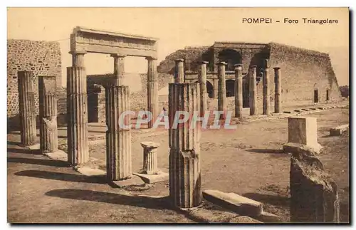 Cartes postales Italie Italia Pompei Foro Triangolare