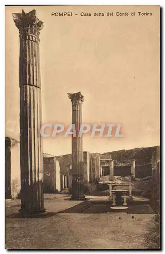 Italie Italia Cartes postales Pompei Casa detta del conte di Torino