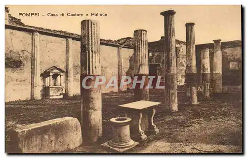 Italie Italia Ansichtskarte AK Pompei Casa di Castore e Polluce