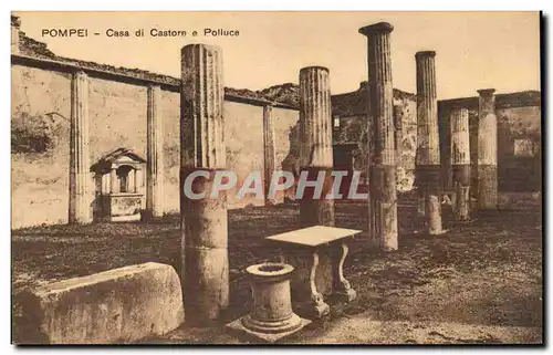 Italie Italia Cartes postales Pompei Casa di Castore e Polluce