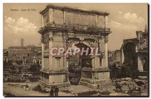 Italie Italia Cartes postales Roma Arco di tito