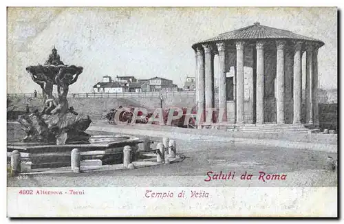 Italie Italia Cartes postales Roma Tempio di VEsta