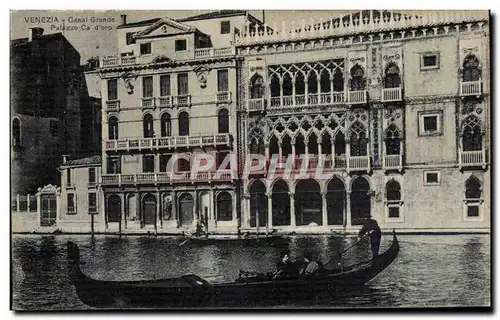 Italie Italia Ansichtskarte AK Venezia Canal grande Palazzo Ca d&#39oro