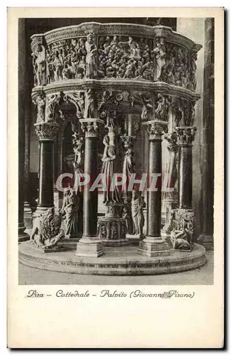 Italie Italia Cartes postales Pisa Cattedrale Pulpito Giovanni Pisano