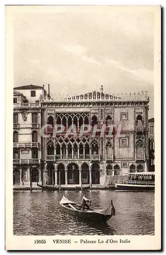 Italie Italia Ansichtskarte AK VEnise Palazzo La d&#39oro Italie