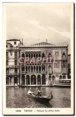 Italie Italia Cartes postales VEnise Palazzo La d'oro Italie