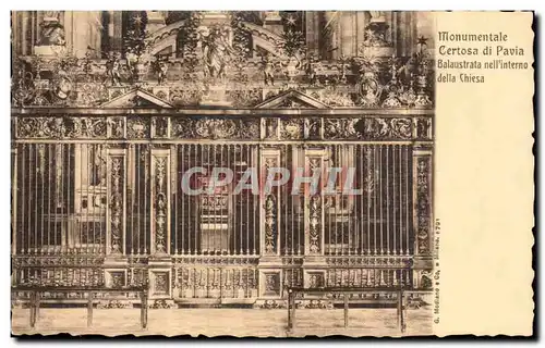 Italie Italia Cartes postales Monumentale certosa di Pavia