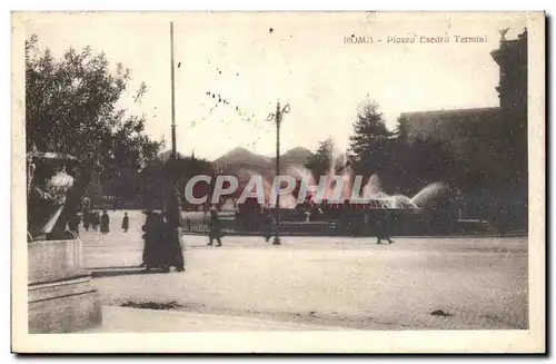 Italie Italia Cartes postales Roma Piazza Esedra TErminal