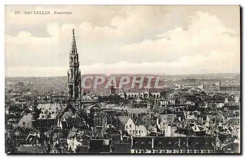 Belgie Belgique Bruxelles Ansichtskarte AK Panorama