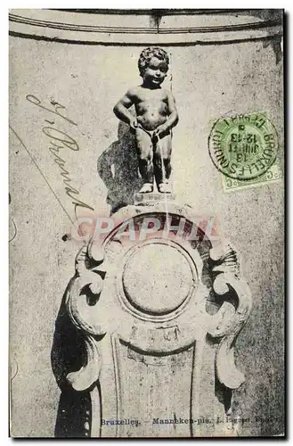 Belgie Belgique Bruxelles Cartes postales Manneken Pis