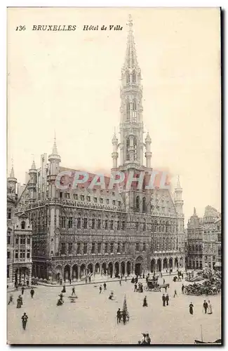 Belgie Belgique Bruxelles Cartes postales Hotel de ville