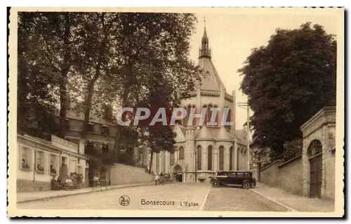 Ansichtskarte AK Belgique Bonsecours L&#39eglise