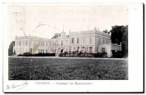 Cartes postales Belgique Chimay Chateau de Beauchamps