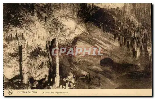 Cartes postales Belgique Grottes de Han Un coin des mysterieuses