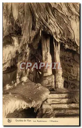 Belgique Grottes de Han Les Mysterieuses L&#39Allambra