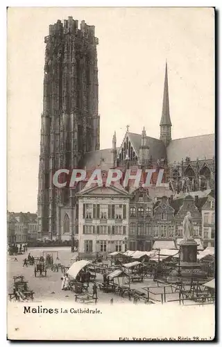Belgique Malines Cartes postales La cathedrale