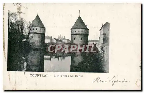 Cartes postales Belgique Courtrai Les tours de Broel