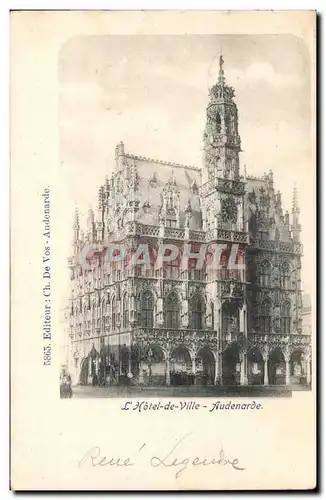 Cartes postales Belgique Audenarde Hotel de ville