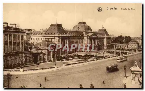 Cartes postales Belgique Bruxelles palais du roi