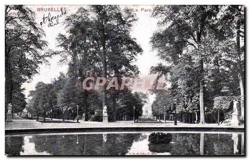 Ansichtskarte AK Belgique Bruxelles Le parc