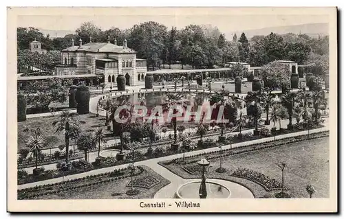 Cartes postales Cannstatt Wilhelma