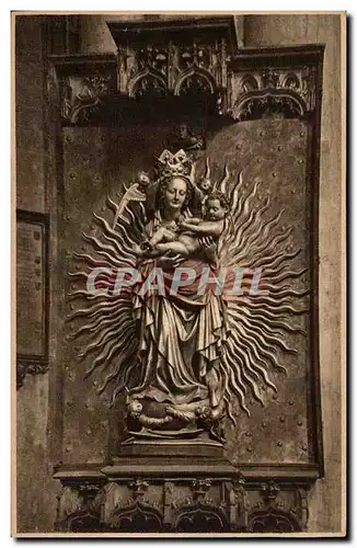 Cartes postales Nurnberg St SEbasldurskirche Madonna