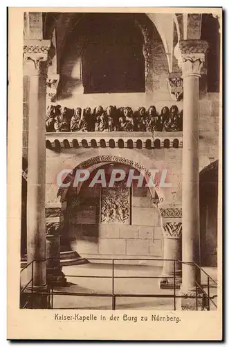 Ansichtskarte AK Nurnberg Kaiser Kapelle in der Burg