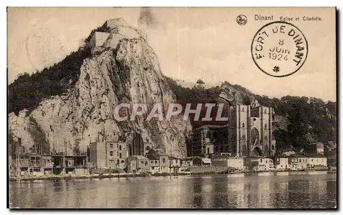 Cartes postales Dinant Eglise et citadelle