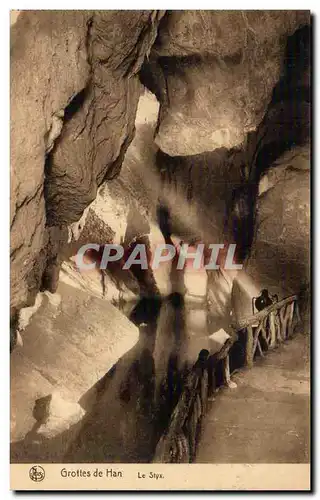 Ansichtskarte AK Grottes de Han Le Styx