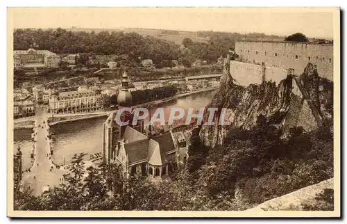 Cartes postales Dinant Vue prise des glacis de la citadelle