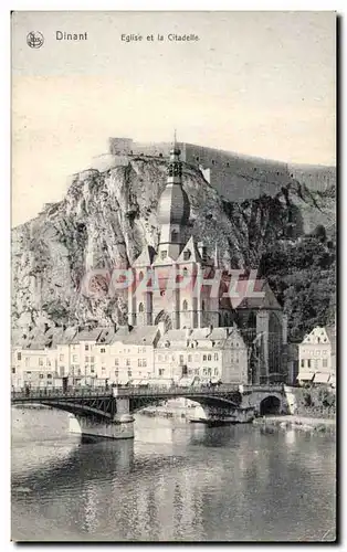 Cartes postales Dinant Eglise et citadelle