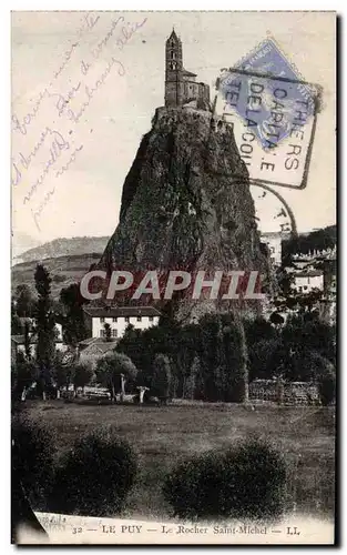 Cartes postales Le Puy Le rocher Saint Michel