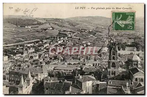 Ansichtskarte AK Le Puy Vue generale prise du Mont Corneille