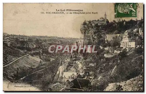 Cartes postales Rocamadour vu de l&#39Hospitalet