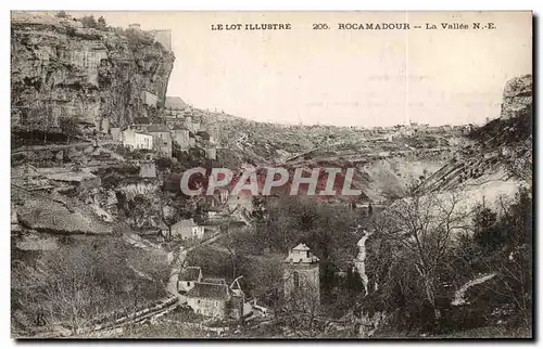Cartes postales Rocamadour La vallee
